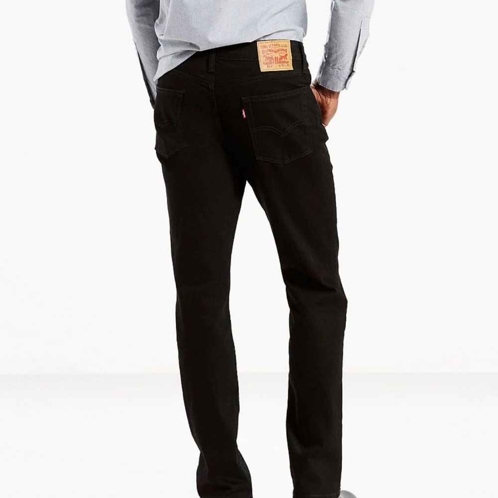 Men’s Levi’s 514 Black Straight Jeans
